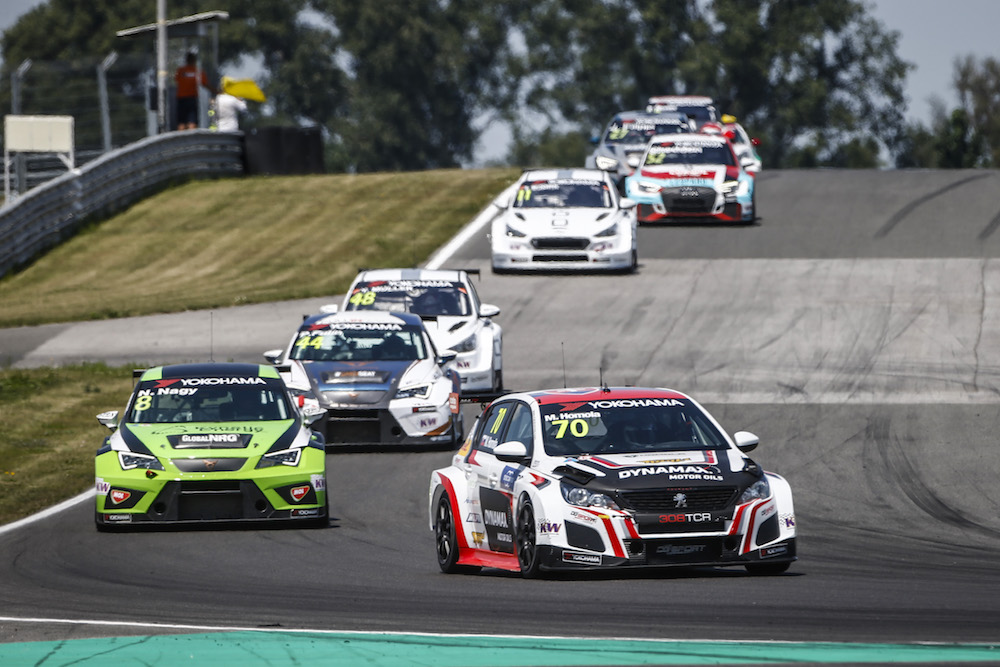 70 HOMOLA Mato, (svk), Peugeot 308 TCR team DG Sport Competition, action during the 2018 FIA WTCR World Touring Car cup race of Slovakia at Slovakia Ring, from july 13 to 15 - Photo François Flamand / DPPI.