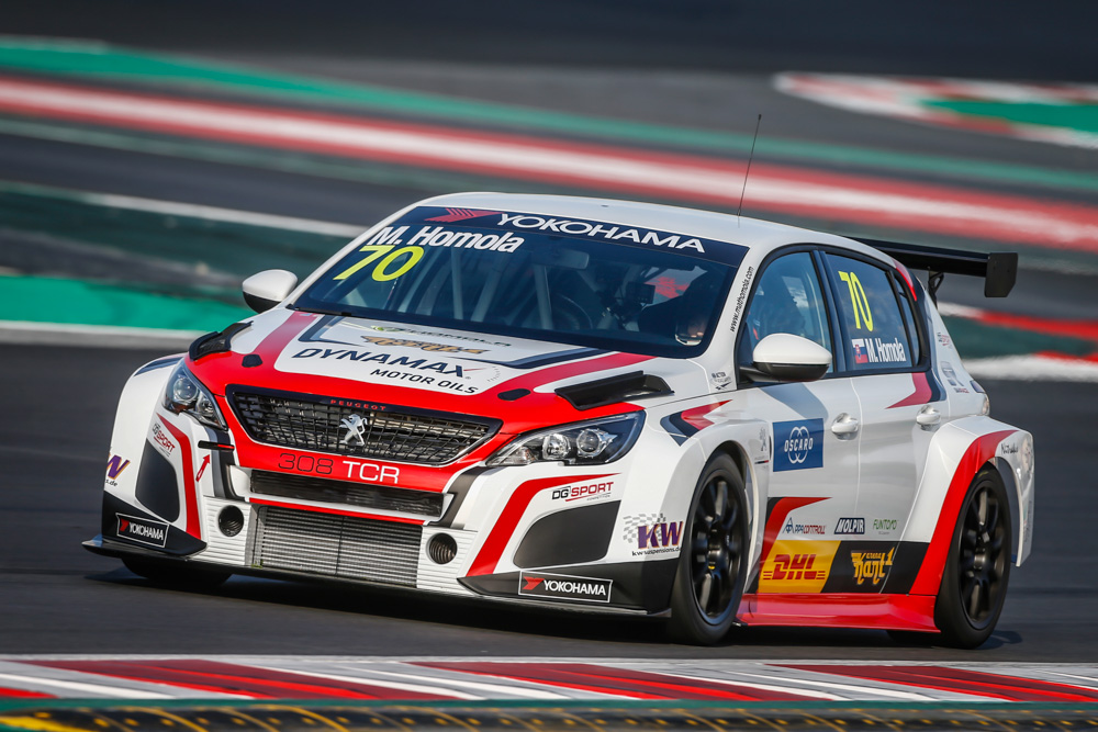 70 HOMOLA Mato (SVK), DG Sport Competition, PEUGEOT 308TCR, action during the 2018 FIA WTCR World Touring Car Tests at Barcelone, Spain, March 28 to 29 - Photo Francois Flamand / DPPI.