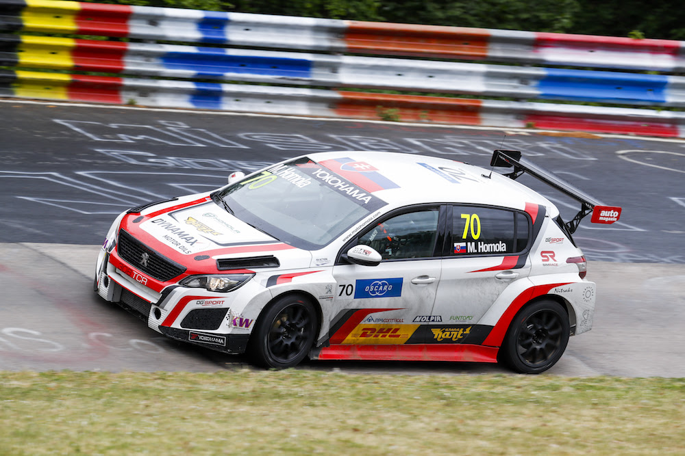 70 HOMOLA Mato (SVK), DG Sport Competition, PEUGEOT 308TCR, action during the 2018 FIA WTCR World Touring Car cup of Nurburgring, Germany from May 10 to 12 - Photo Clement Marin / DPPI