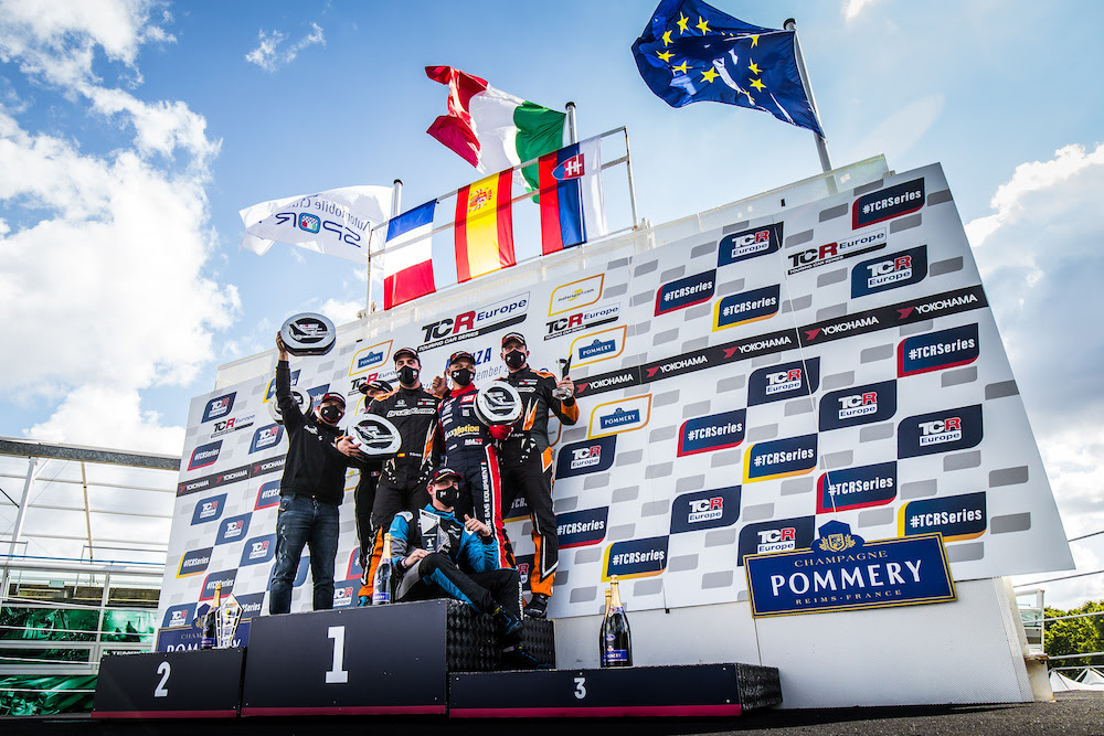 Mato Homola on the podium again! P3 in the race 2 in Monza